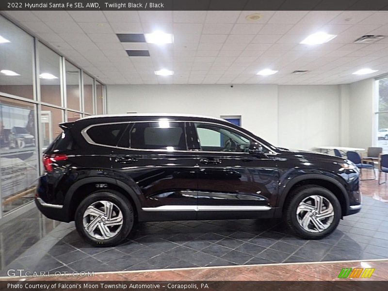 Twilight Black / Black 2022 Hyundai Santa Fe SEL AWD