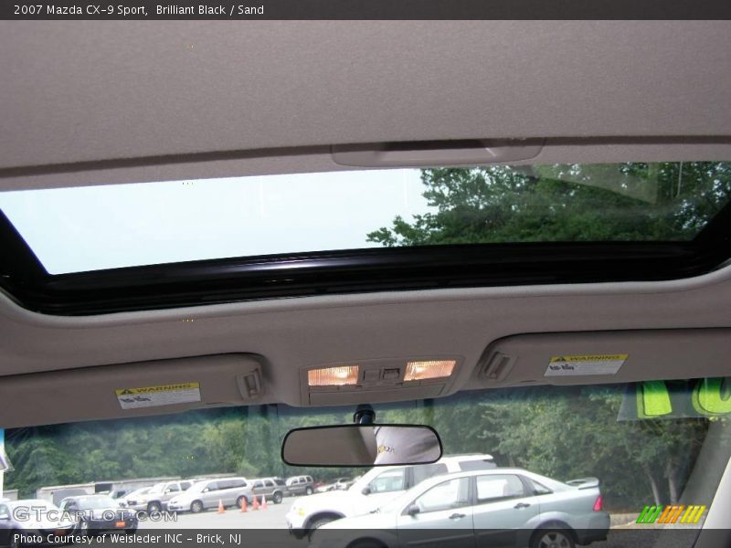Brilliant Black / Sand 2007 Mazda CX-9 Sport
