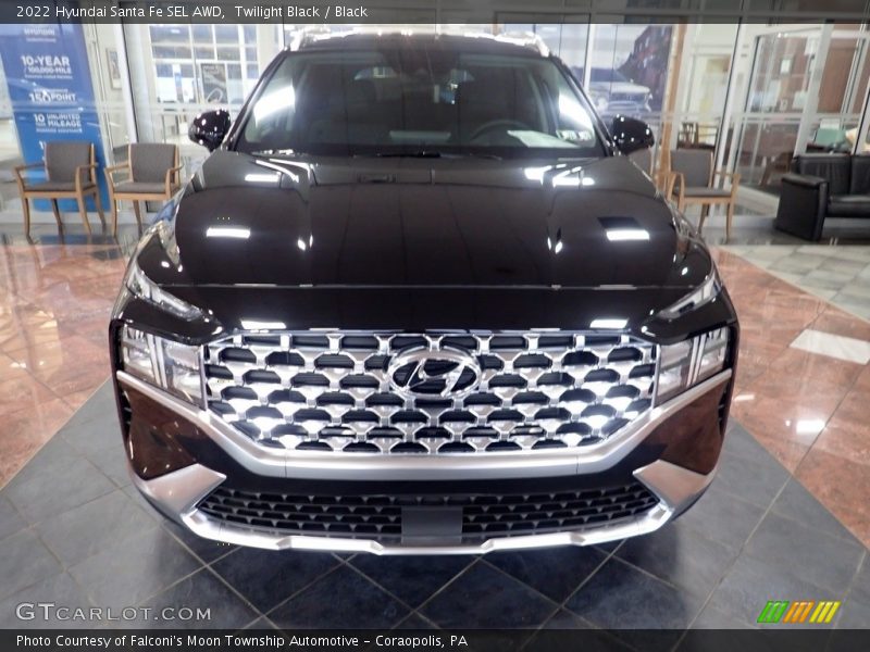 Twilight Black / Black 2022 Hyundai Santa Fe SEL AWD