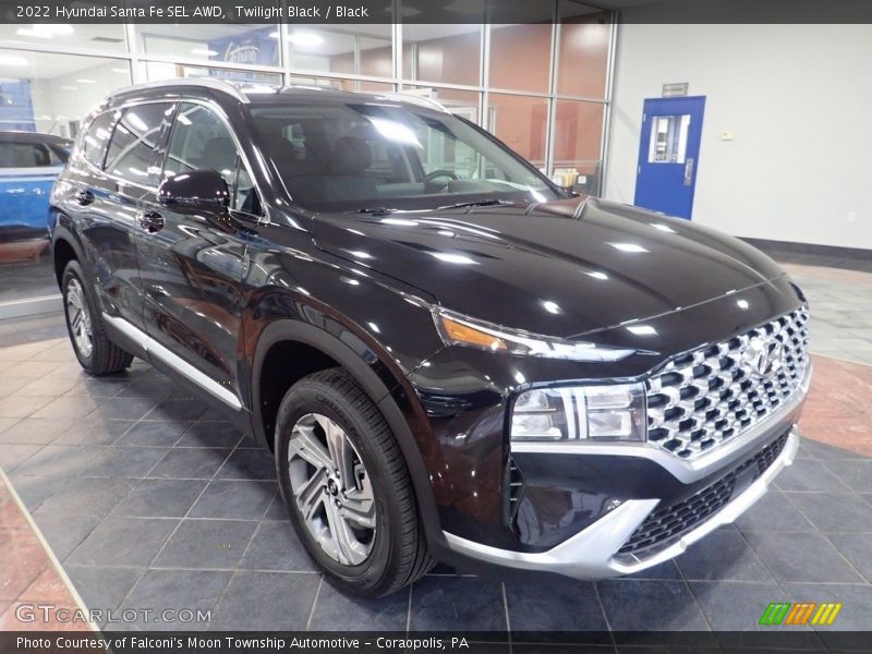 Twilight Black / Black 2022 Hyundai Santa Fe SEL AWD