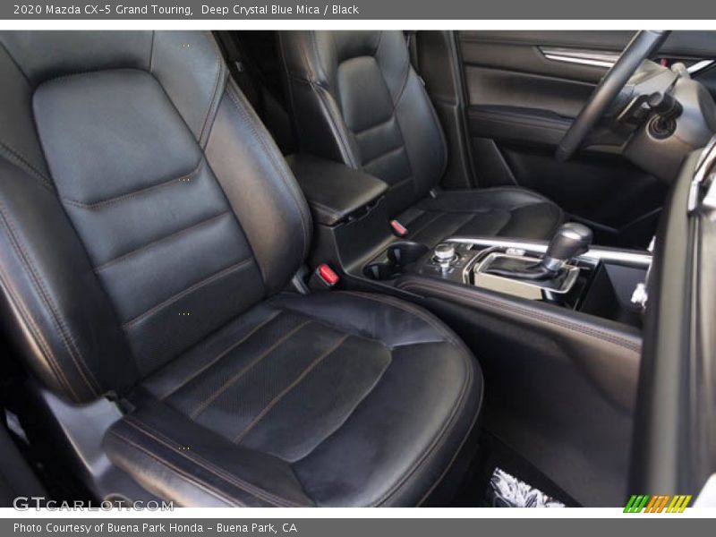 Deep Crystal Blue Mica / Black 2020 Mazda CX-5 Grand Touring
