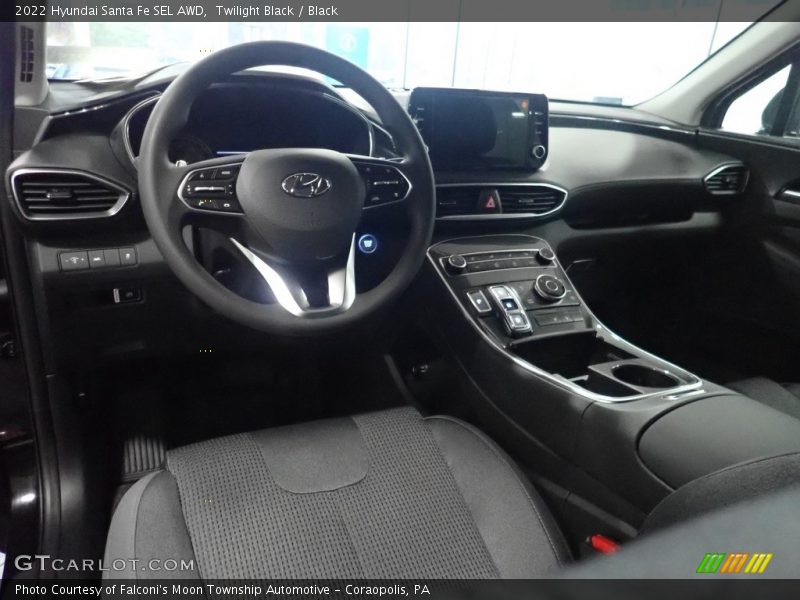 Twilight Black / Black 2022 Hyundai Santa Fe SEL AWD
