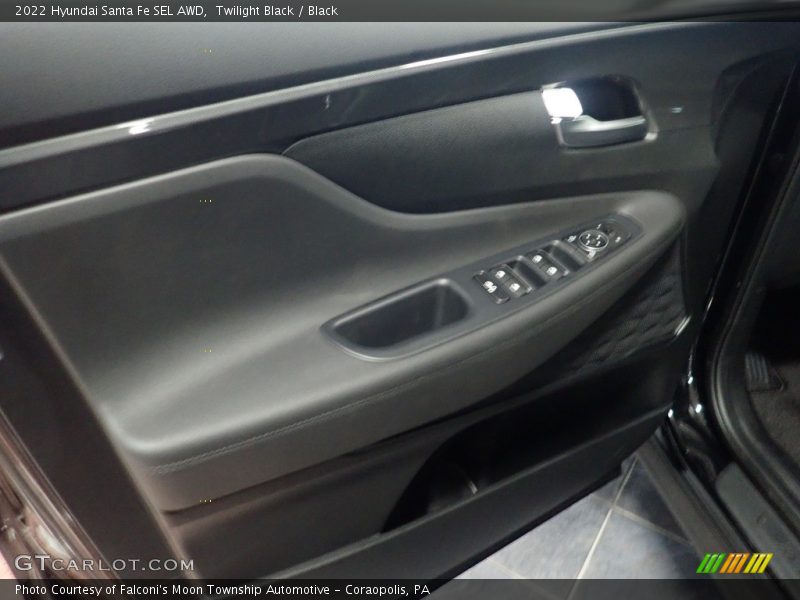 Twilight Black / Black 2022 Hyundai Santa Fe SEL AWD