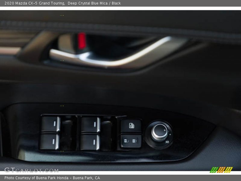 Deep Crystal Blue Mica / Black 2020 Mazda CX-5 Grand Touring