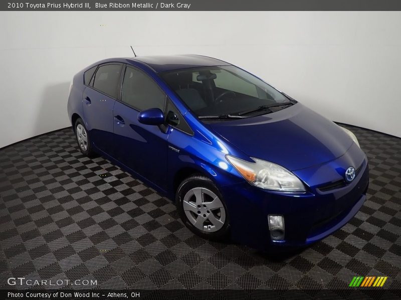 Blue Ribbon Metallic / Dark Gray 2010 Toyota Prius Hybrid III