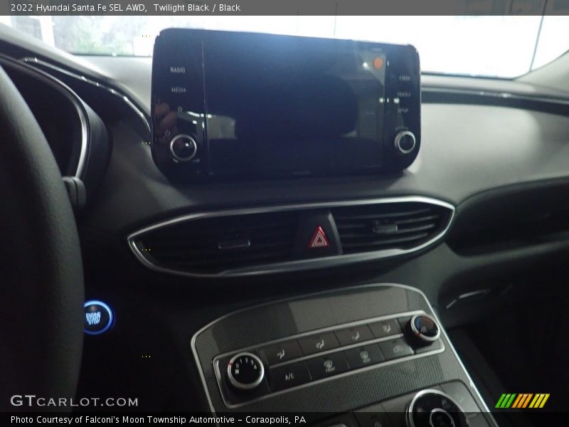 Twilight Black / Black 2022 Hyundai Santa Fe SEL AWD