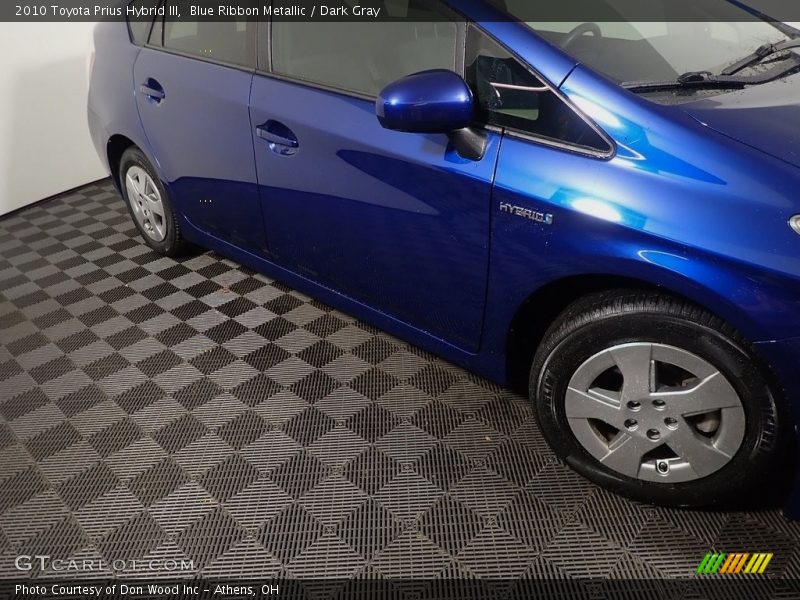 Blue Ribbon Metallic / Dark Gray 2010 Toyota Prius Hybrid III