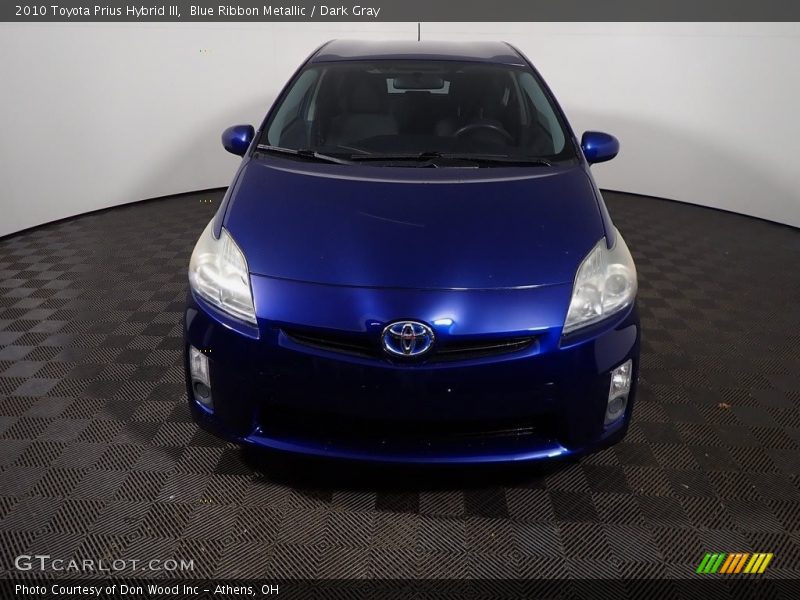 Blue Ribbon Metallic / Dark Gray 2010 Toyota Prius Hybrid III