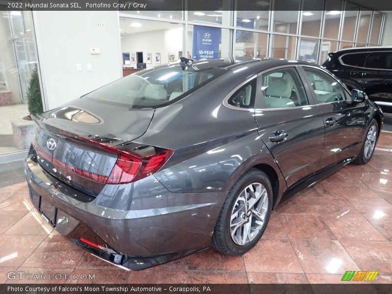 Portofino Gray / Gray 2022 Hyundai Sonata SEL