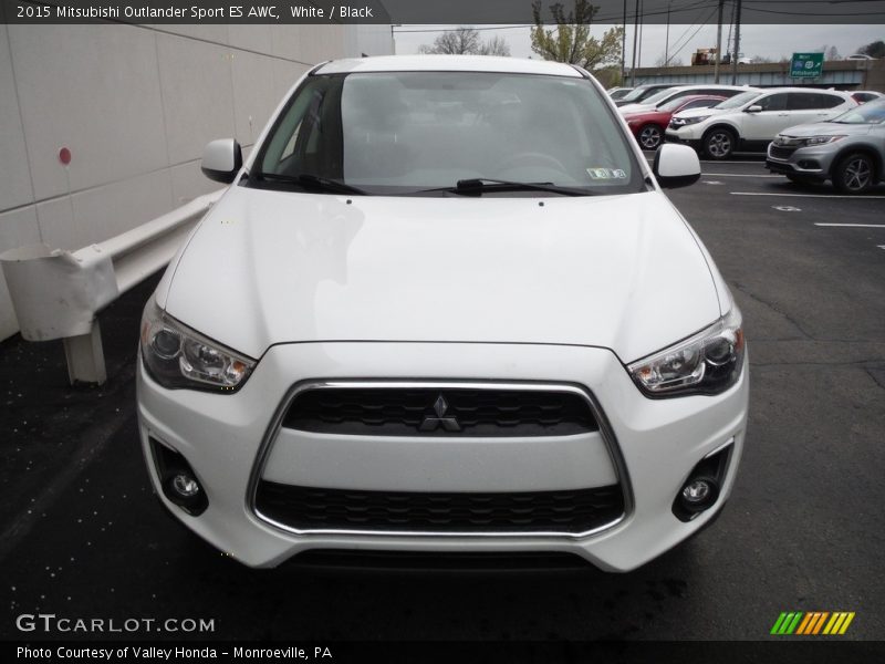 White / Black 2015 Mitsubishi Outlander Sport ES AWC