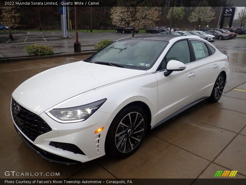 Quartz White / Camel 2022 Hyundai Sonata Limited