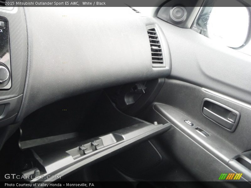 White / Black 2015 Mitsubishi Outlander Sport ES AWC