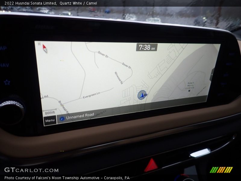 Quartz White / Camel 2022 Hyundai Sonata Limited