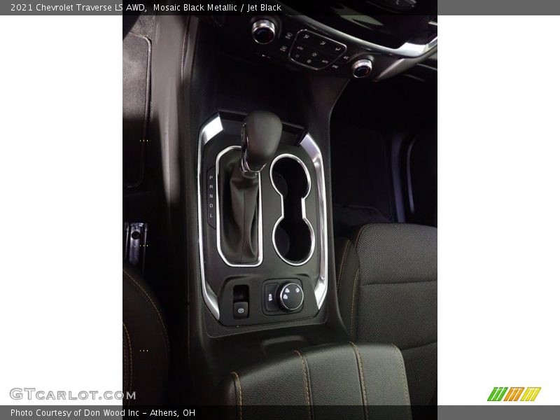 Mosaic Black Metallic / Jet Black 2021 Chevrolet Traverse LS AWD