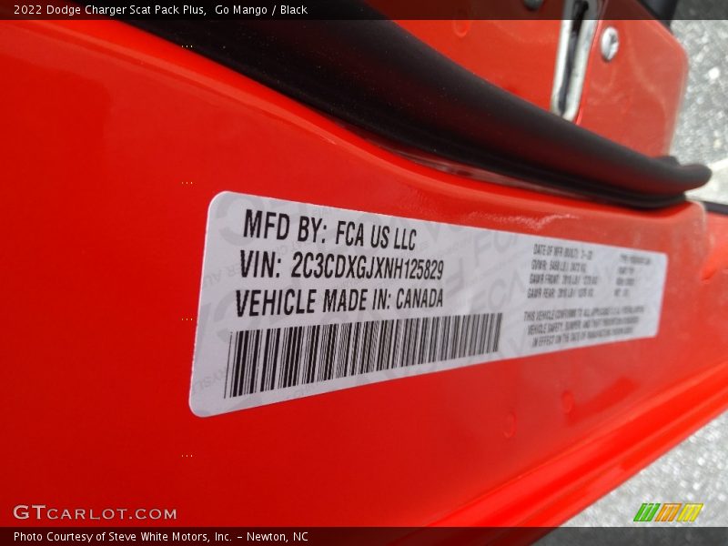 Go Mango / Black 2022 Dodge Charger Scat Pack Plus