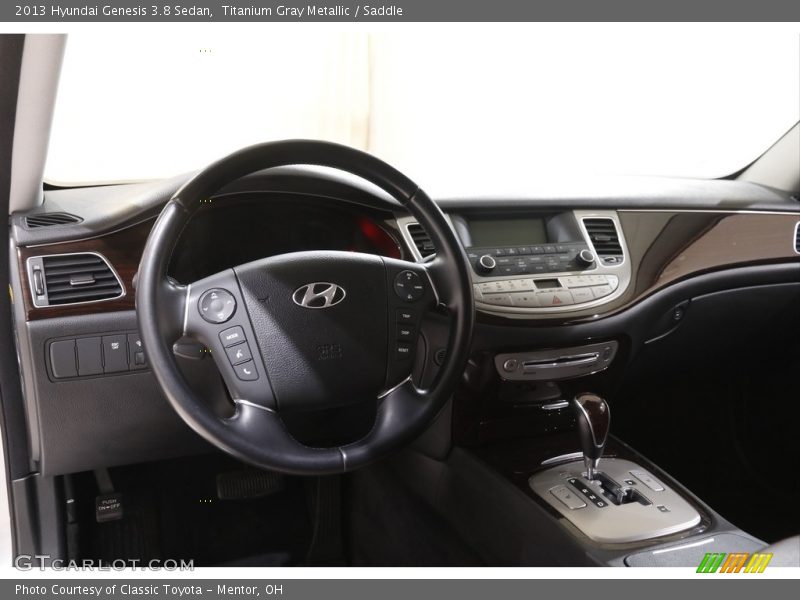 Titanium Gray Metallic / Saddle 2013 Hyundai Genesis 3.8 Sedan