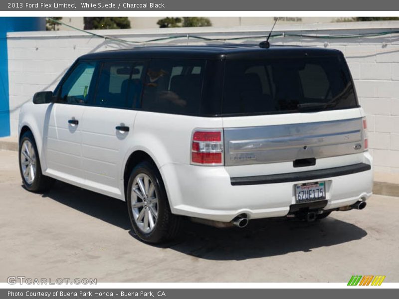 White Suede / Charcoal Black 2013 Ford Flex Limited