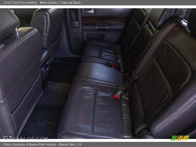 White Suede / Charcoal Black 2013 Ford Flex Limited