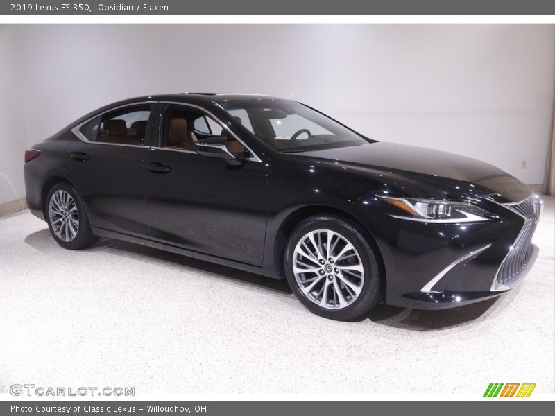 Obsidian / Flaxen 2019 Lexus ES 350