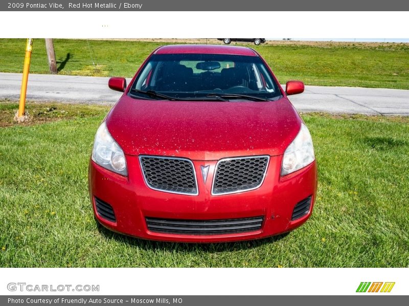 Red Hot Metallic / Ebony 2009 Pontiac Vibe