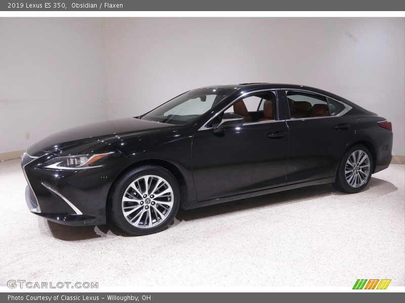 Obsidian / Flaxen 2019 Lexus ES 350
