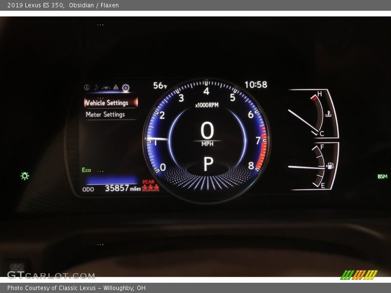 Obsidian / Flaxen 2019 Lexus ES 350