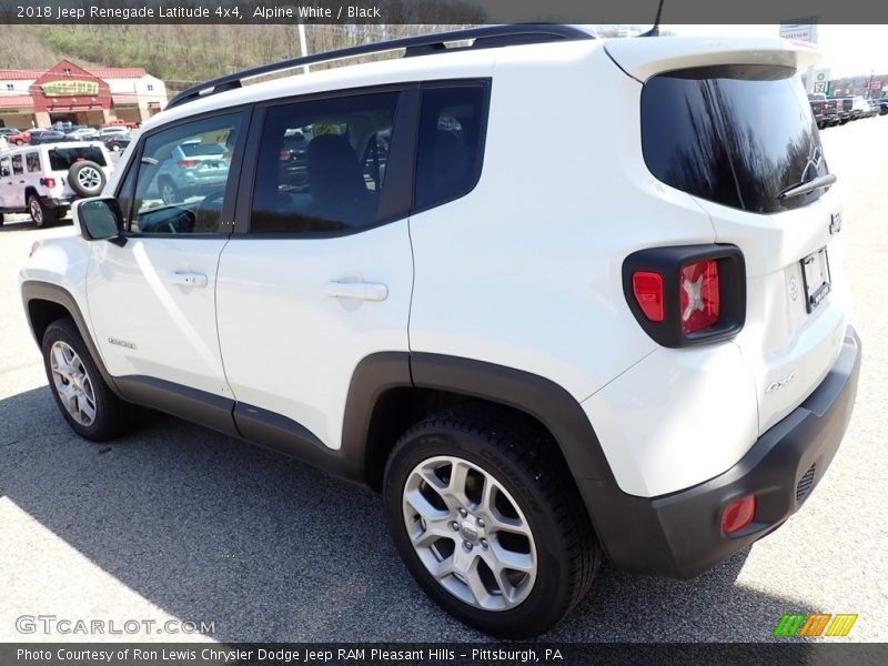 Alpine White / Black 2018 Jeep Renegade Latitude 4x4