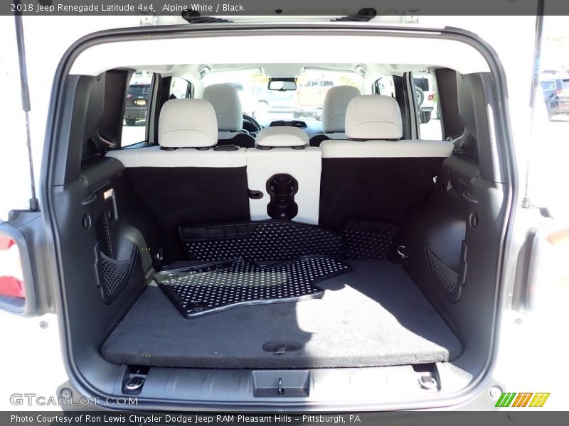 Alpine White / Black 2018 Jeep Renegade Latitude 4x4