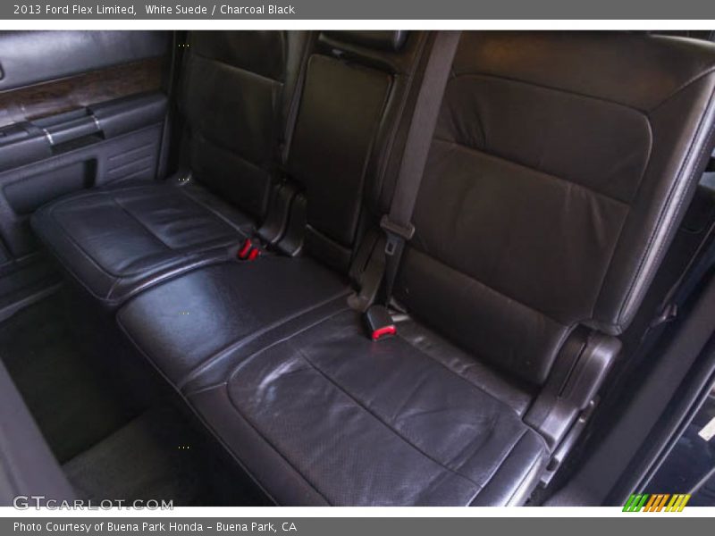 White Suede / Charcoal Black 2013 Ford Flex Limited