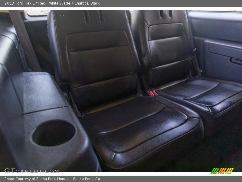 White Suede / Charcoal Black 2013 Ford Flex Limited