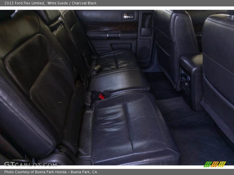 White Suede / Charcoal Black 2013 Ford Flex Limited
