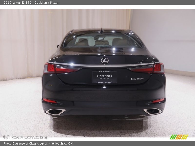 Obsidian / Flaxen 2019 Lexus ES 350