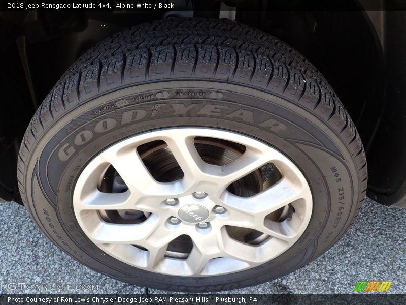Alpine White / Black 2018 Jeep Renegade Latitude 4x4