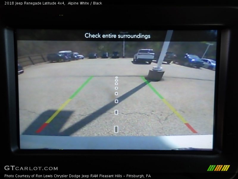 Alpine White / Black 2018 Jeep Renegade Latitude 4x4