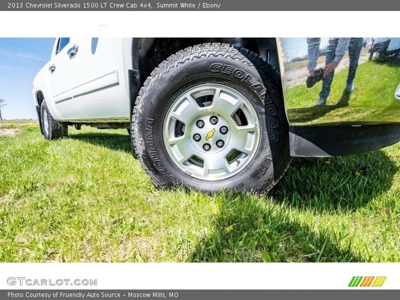 Summit White / Ebony 2013 Chevrolet Silverado 1500 LT Crew Cab 4x4
