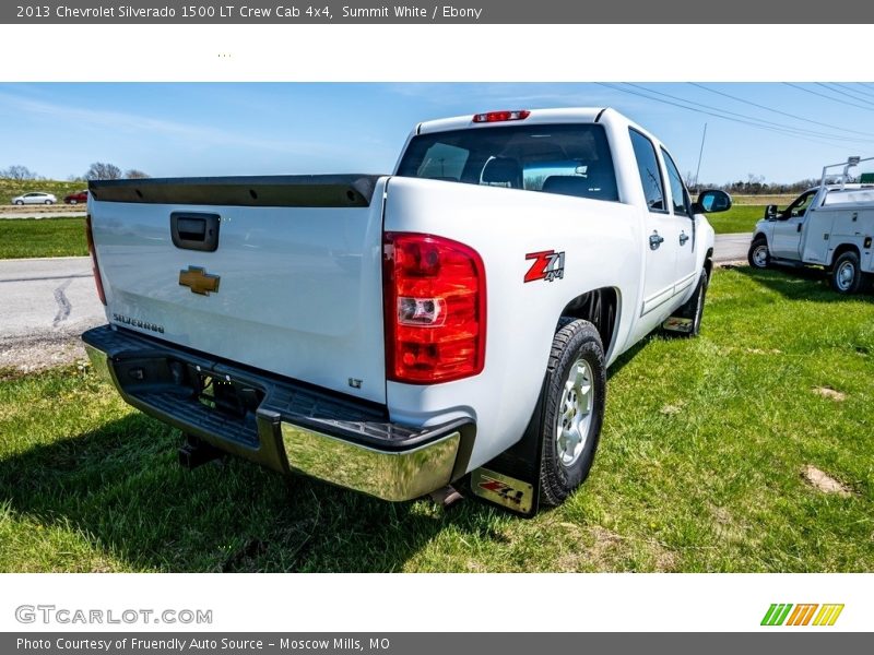 Summit White / Ebony 2013 Chevrolet Silverado 1500 LT Crew Cab 4x4