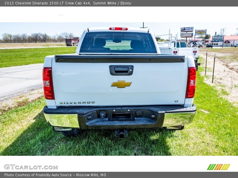 Summit White / Ebony 2013 Chevrolet Silverado 1500 LT Crew Cab 4x4