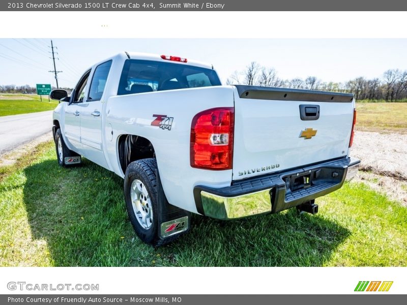 Summit White / Ebony 2013 Chevrolet Silverado 1500 LT Crew Cab 4x4