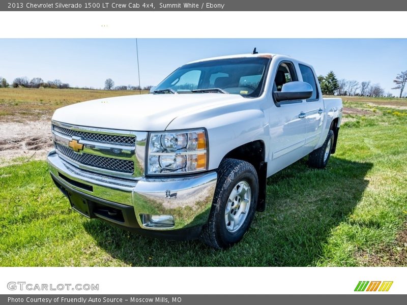 Summit White / Ebony 2013 Chevrolet Silverado 1500 LT Crew Cab 4x4