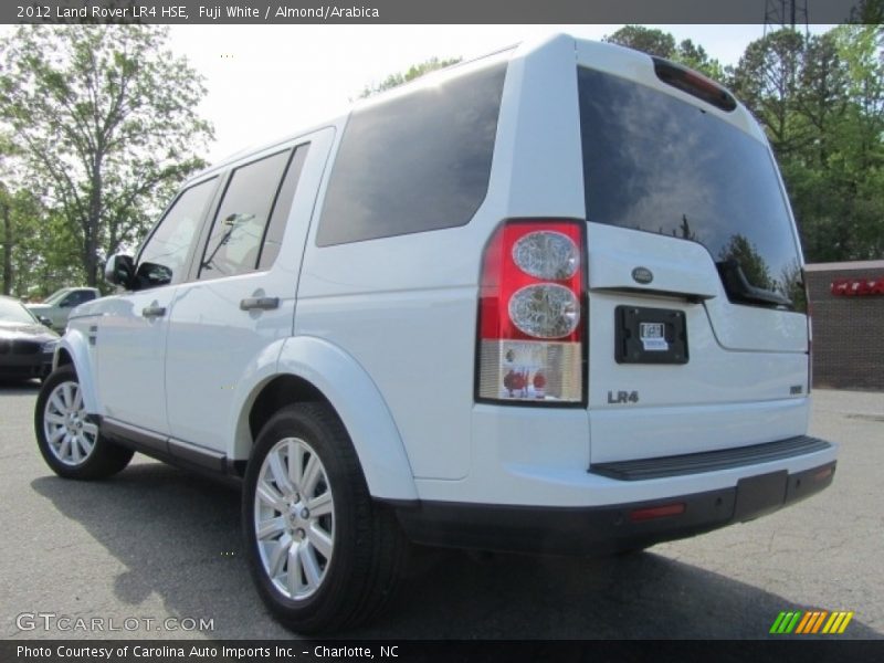 Fuji White / Almond/Arabica 2012 Land Rover LR4 HSE