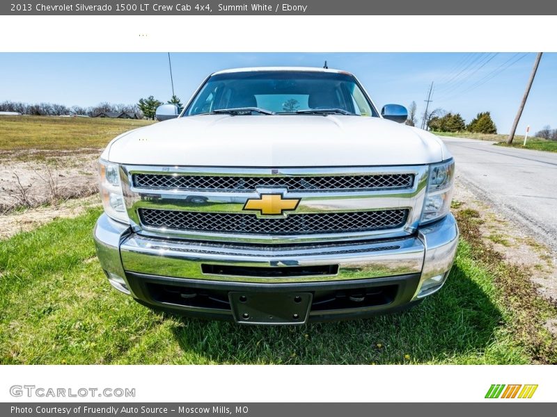 Summit White / Ebony 2013 Chevrolet Silverado 1500 LT Crew Cab 4x4