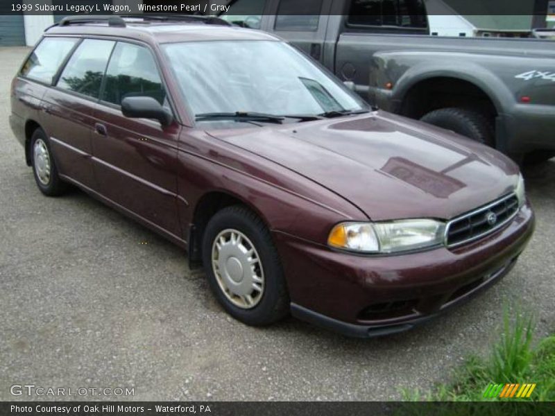 Winestone Pearl / Gray 1999 Subaru Legacy L Wagon