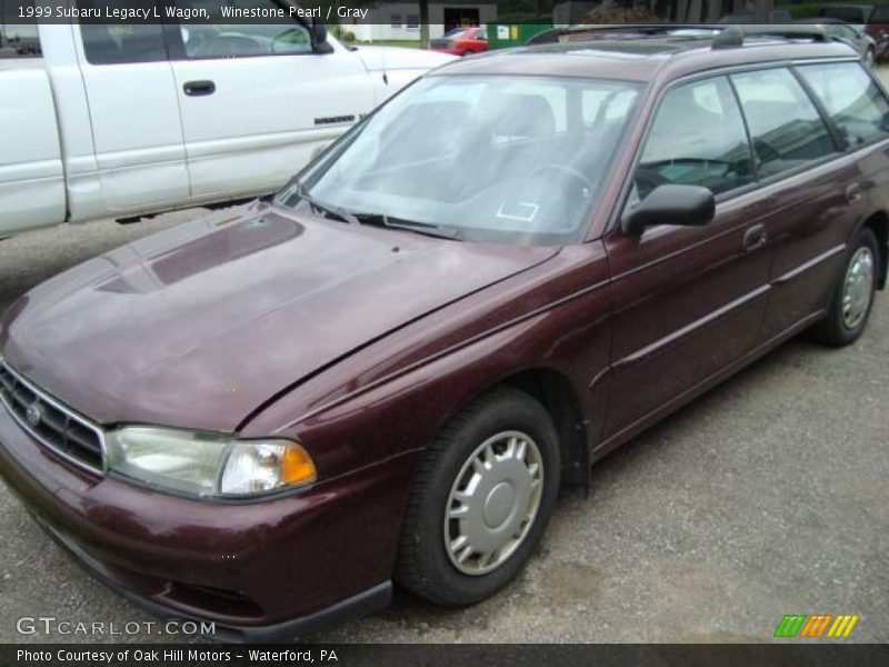 Winestone Pearl / Gray 1999 Subaru Legacy L Wagon