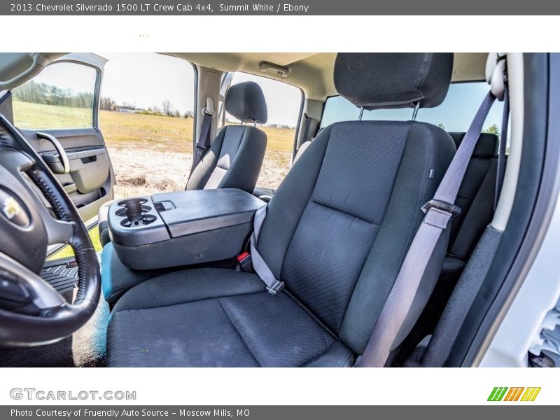 Summit White / Ebony 2013 Chevrolet Silverado 1500 LT Crew Cab 4x4