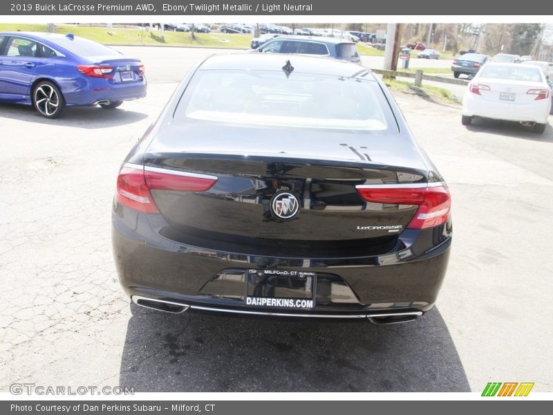 Ebony Twilight Metallic / Light Neutral 2019 Buick LaCrosse Premium AWD
