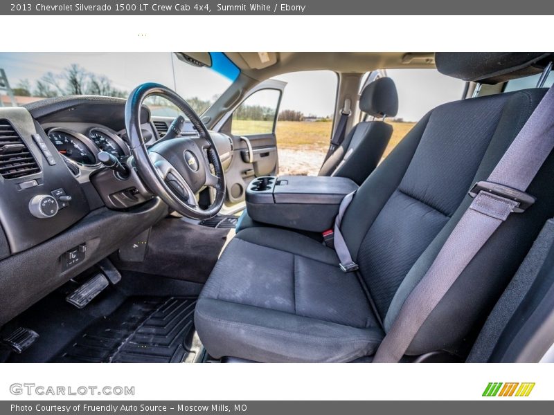 Summit White / Ebony 2013 Chevrolet Silverado 1500 LT Crew Cab 4x4