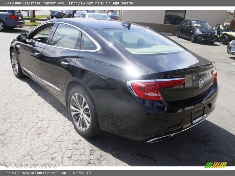 Ebony Twilight Metallic / Light Neutral 2019 Buick LaCrosse Premium AWD