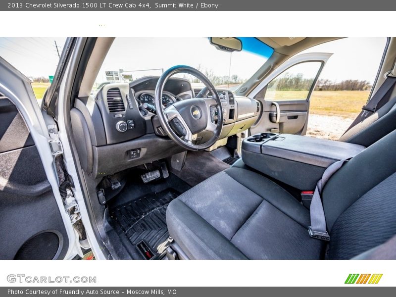 Summit White / Ebony 2013 Chevrolet Silverado 1500 LT Crew Cab 4x4