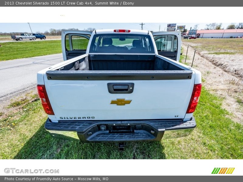 Summit White / Ebony 2013 Chevrolet Silverado 1500 LT Crew Cab 4x4