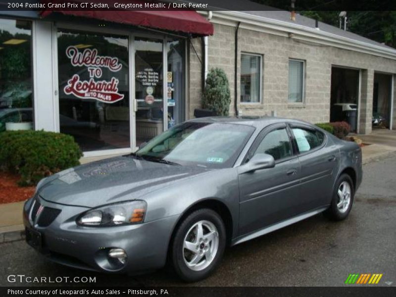 Greystone Metallic / Dark Pewter 2004 Pontiac Grand Prix GT Sedan